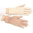 thumbnail image 2 of Sakkas Emie Quilted and Lace Super Soft Warm Driving Gloves Touch Screen Capable - 17105-tan - L/XL, 2 of 4