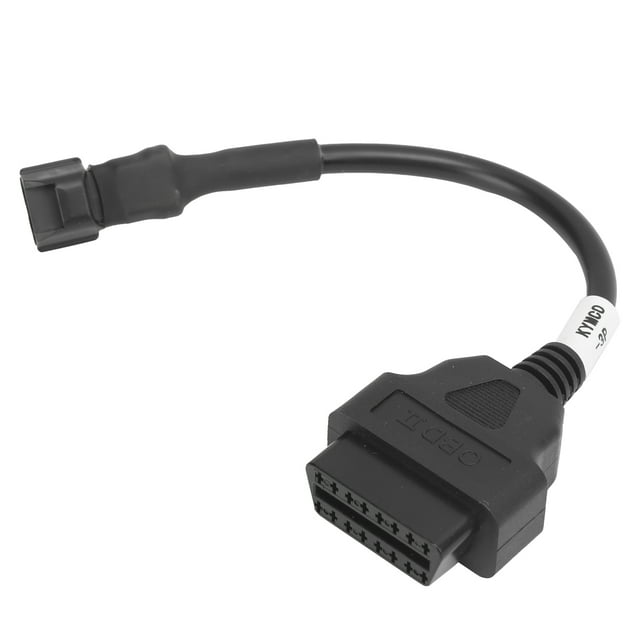 Cable de diagnóstico OBD2 de buena conductividad, accesorios de repuesto para motocicletas KYMCO de 3 pines.