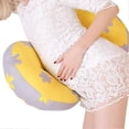 thumbnail image 4 of U-shaped pregnancy pillow, pregnancy pillow for pregnant women, side sleeper, double wedge pillow in cotton, 4 of 5