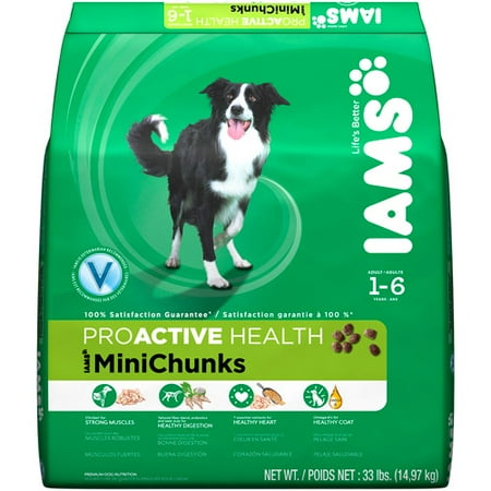 Iams ProActive Health Mini-Chunks Dog Food, 33 lbs.