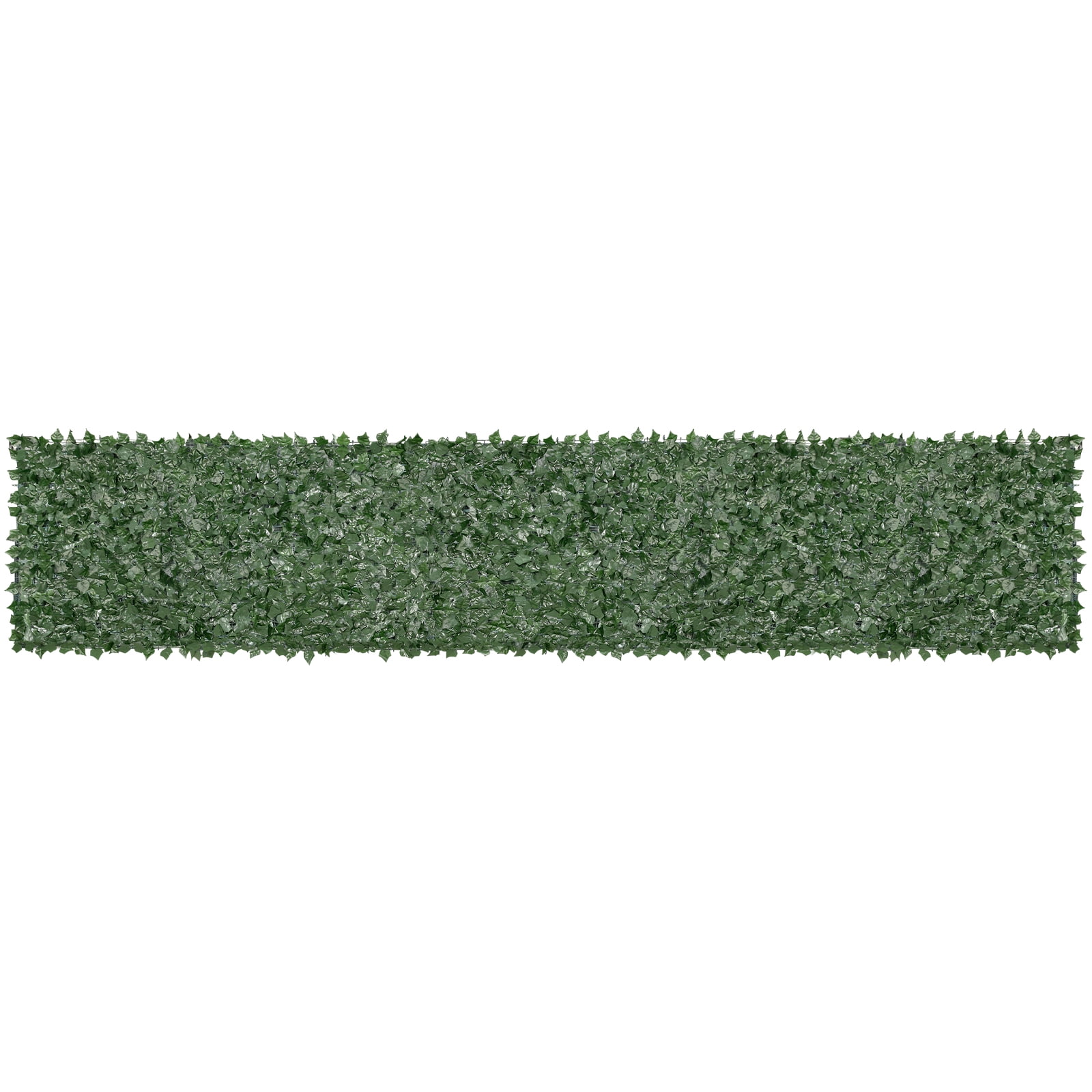 KFFKFF 39"x198" Artificial Faux Ivy Leaf Fence Screen with Mesh Cloth Backing