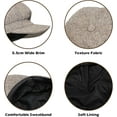thumbnail image 3 of Women's Newsboy Hats Fall Wool Cabbie Beret Tweed Girls Paperboy Cap 1pcs, 3 of 7