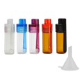 thumbnail image 1 of Container Storage Small Funnel With Spoon Spice Powder Tool Portable Durable Mini Color Random 5pcs Glass Medicine Case Banmo, 1 of 5