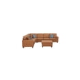 thumbnail image 3 of Devion Furniture Shayle Artificial Leather Modular Sectional With Ottoman - Beige, 3 of 5