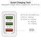 thumbnail image 5 of Cateissary QC3.0 Cargador de pared rápido 3 USB Multi-puerto 5V / 9V / 12V Cargador de teléfono de viaje inteligente 3 puertos Enchufe de EE. Cargadores de dispositivos electrónicos específicos, 5 of 6