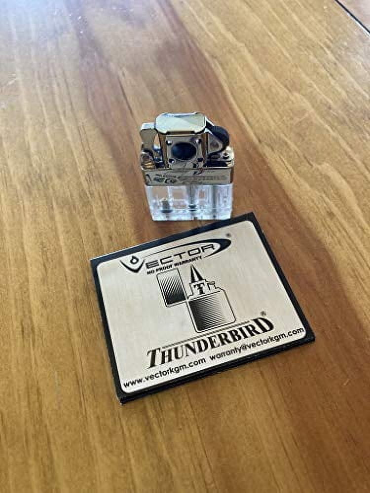 Thunderbird Butane 45 Degree Soft Flame Flip Top Pipe Lighter Insert
