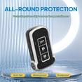 thumbnail image 6 of Key Fob Cover Compatible with Mitsubishi Outlander PHEV Eclipse Cross Pajero Delica D5 2018-2023 TPU Keychain Case Holder Protector,B Black, 6 of 9