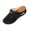 Black, variant on Women Chain Accent Backless Mule Shoes Slip On Comfortable Footwear For Office Work Daily Casual Outdoor Activities