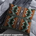 thumbnail image 2 of jejeloiu Ancient Aztec Print Fabric by the Yard 3 Yards,Bohamian Geometric Gemoetry Sewing Fabric,Green Brown Boho Fabric for Sewing,Breathable Home Decor, 2 of 6