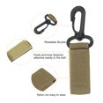 thumbnail image 4 of Uxcell Belt Keeper Key Ring, 3 pack Nylon Webbing Strap Key Chain Rotate Hook, Khaki, 4 of 6