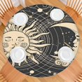 thumbnail image 2 of Gothic Nebula and Galaxy Round Elastic Tablecloth - Windproof, Waterproof, Durable Outdoor Table Cover for Gatherings, 2 of 5