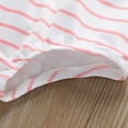 thumbnail image 5 of Bathing Set Toddler Swimsuit Suit Bikini Kids Girl Bow Swimwear 2pc Baby Striped Girls Swimwear Bathing Suit for Girls Size 12-18 Months, 5 of 9
