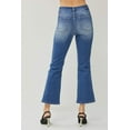 thumbnail image 2 of Risen Jeans - High Rise Cropped Bootcut Jeans with Side Slit Detail (27" Inseam) - RDP5618, 2 of 10