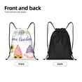 thumbnail image 2 of Yiaed Watercolor Gnome Garden Print Drawstring Bags Drawstring Backpack Bulk String Back Pack Gym Sport Bag-Small, 2 of 5