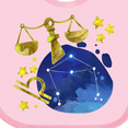 thumbnail image 4 of Inktastic Libra Constellation Zodiac Sign Illustration Boys or Girls Baby Bib, 4 of 4
