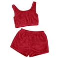 thumbnail image 3 of MKLEKYY Conjunto Casual De Dos Piezas Para Mujer, Camiseta Sin Mangas Y Pantalones Cortos De Color Liso, Ropa De Dormir Cómoda Y Ropa De Estar Por Casa., 3 of 3
