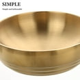 thumbnail image 4 of Cuenco redondo de acero inoxidable para guardar llaves, baratijas y joyas, ideal para el pasillo o la mesa, ideal como contenedor decorativo para el hogar., 4 of 6