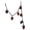 B, variant on HHJZPR Halloween Bloodied Skull Chain Garland, 71" Hanging Prop with Light-Up Red Eyes for House Decor