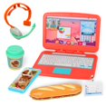 thumbnail image 1 of Set de oficina para juego de simulación para niños Everideals con laptop y celular de juguete, 1 of 7