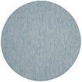 thumbnail image 2 of Safavieh Courtyard Collection Area Rug, Navy and Grey, 4' x 5'7', Indoor/Outdoor, 2 of 4