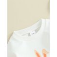 thumbnail image 5 of Jxzom Newborn Infant Baby Boy Girl My First Easter Outfit 6 12 18 24 Months Bunny Letter Romper Long Sleeve Crewneck Sweatshirt Bodysuit, 5 of 8