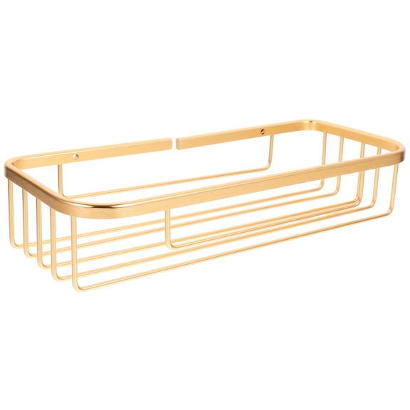 Masteelf  Wall Mount Floating Shelf Cube Storage Shelves Paper Golden