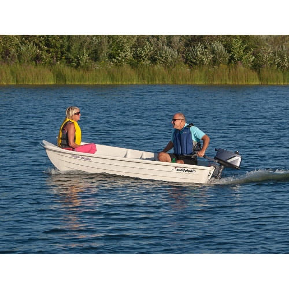 Sun Dolphin Water Tender 9.4' Dinghy Portable Row Boat, Cloud White - image 2 of 4