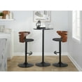 thumbnail image 3 of Cosi Adjustable Bar Stool, Black Bar Stools, Bar Chairs, Swivel Bar Stools, Bar Stools Set of 2, 3 of 6
