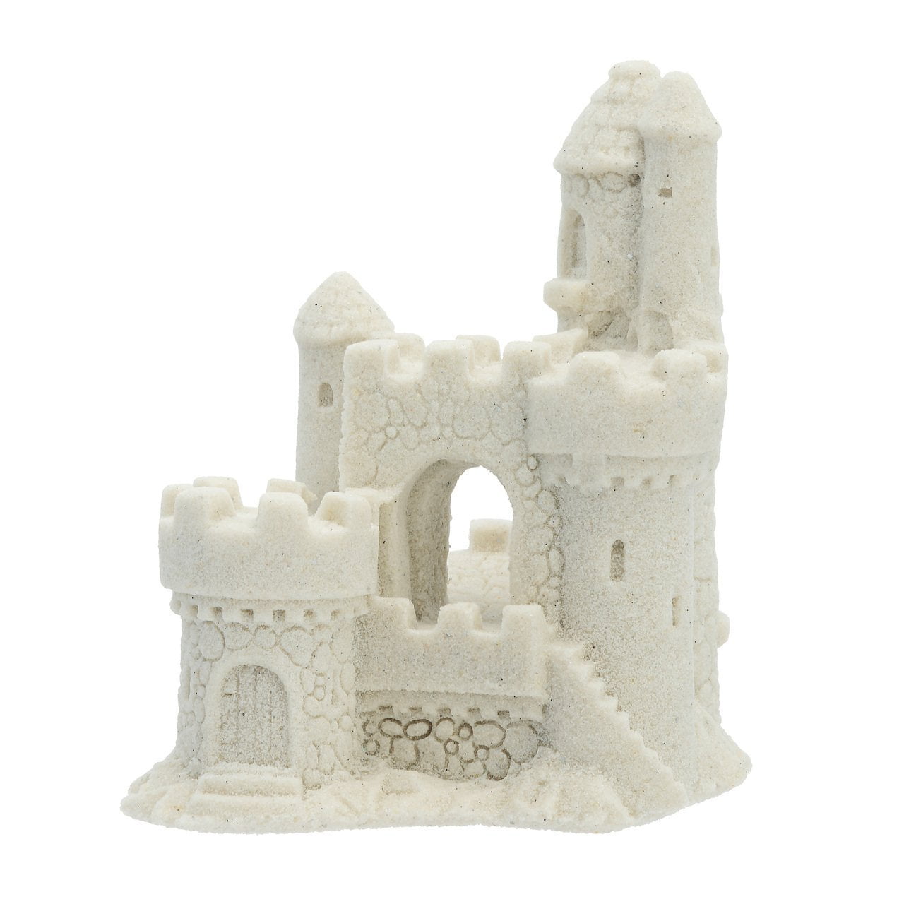 Real Sand Castle Figurine 013 3/" Tall Collectible Beach Lake Home Decor