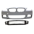 thumbnail image 2 of Ikon Motorsports Compatible with 11-16 5-Series F10 MT Msport Front Bumper Fog Cover Conversion - PP, 2 of 3