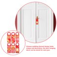 thumbnail image 5 of WASHWEPE Decorative Door Hanging Pendants Red Non-Woven Fabric 6Pcs 10.1X3.5In, 5 of 6
