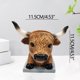 thumbnail image 3 of HaoXun Resin Cow Figurine Eyeglass Holder - Cute & Stylish Desktop Organizer for Glasses, Keys, Jewelry | Durable Resin Home/Office Decor, Unique Gift Idea, 3 of 7