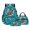 Turtle Jellyfish Fish, variant on Xoenoiee Galaxy Cat Star Cloud Print Backpack with Lunch Bags and Pencil Case Set of 3 Elementary School Bags Bookbag for Kids Girls Boys Teens Large Capacity Bagpack Rucksack Travel Outdoor Daypack