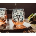 thumbnail image 4 of Set de copas de vino sin tallo Silver Buffalo Disney Nightmare, 4 of 7