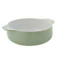 thumbnail image 6 of Kitchenaid 2-quart Vitrified Stoneware Round Casserole Baker in Pistachio Green, 6 of 8