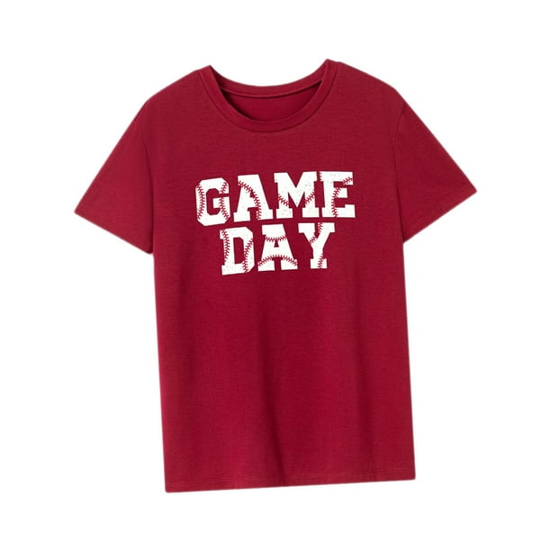 Camiseta para mujer con cuello redondo, camisetas simples y transpirables de verano para vacaciones para mujer XL