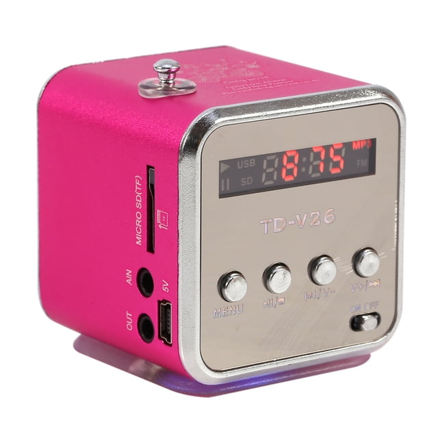 Reproductor de Música Portátil Bling Bling Mini Con Altavoz