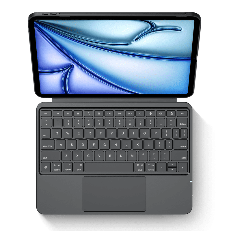 edaiser Stylus Pen + Detachable Keyboard Case Compatible with Apple iPad Air 11 inch (M3/M2) 2025, iPad Air (5th/4th), iPad Pro 11-inch (4th-1st) Gen, Black