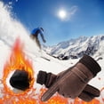 thumbnail image 1 of Outdoor Running Cycling Gloves Touchscreen Men's Winter Gloves Glove Liners Hiking Gloves Cold Weather Warm Gloves, 1 of 5