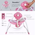 thumbnail image 4 of Columpio eléctrico Baby Swing DUOMILEE fácil de plegar para niños de 0 a 9 meses 2,7 a 11,3 kg, 4 of 7