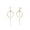Colored, variant on Elli by Julie & Grace Earring With Circle and Bar Design 925 Silver for Women