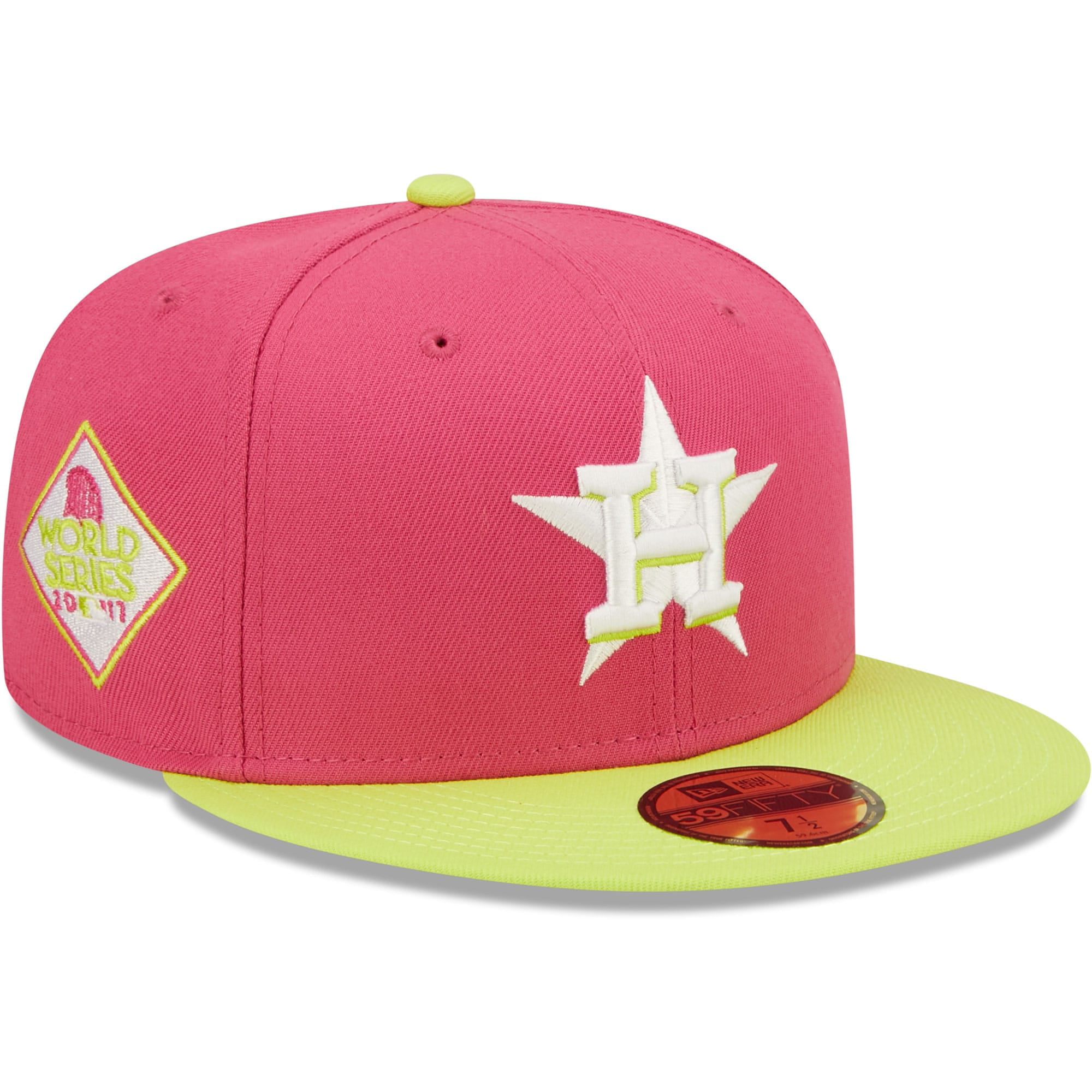 Mens New Era Pink Houston Astros 2017 World Series El Salvador Ubuy