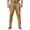 Pants-A86Khaki, variant on LEKWK Hiking Pants for Men Slim Fit Lightweight Quick-Dry Fabric with Zipper Pockets Workout Pants Elastic Waist Breathable Athletic Pants Wear