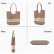 thumbnail image 2 of Straw Beach Bags for Women Summer Straw Bag Woven Tote Bag with Tassels Large Straw Shoulder Bag Woven Handbags with Zip for Travel, Shopping, Holiday, 2 of 4