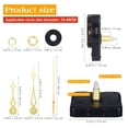 thumbnail image 5 of BRIGHTFUFU 1 Set Clock Mechanism Replacement Clock Hands And Motor DIY Kit Supply, 5 of 8