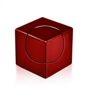 FISH'S CHOICE Fidget Spinner, Spin Stability Alloy Finger Spin Cube, Relief ADHD Anxiety Autism, Stainless Steel Bearing 3 Min High Speed Mute Spin (Red)