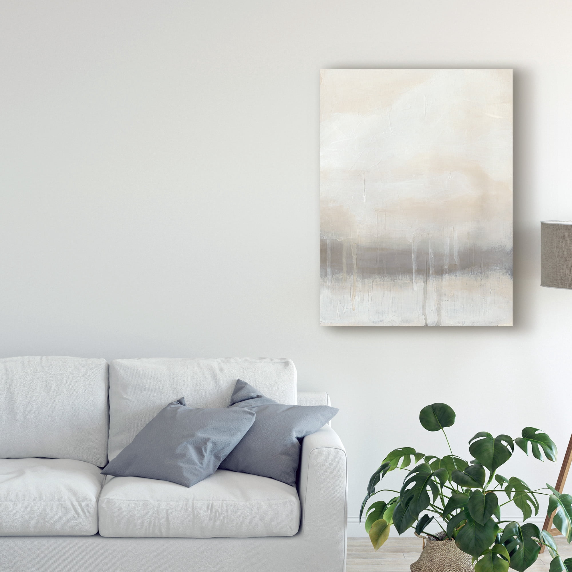 Trademark Fine Art 'Horizon Strata I' Canvas Art by June Erica Vess