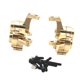 thumbnail image 1 of Copas de dirección delanteras de latón a escala 1/10, piezas de repuesto resistentes, accesorios para camiones y vehículos para H8H Yk4082 Yk4106, 1 of 9