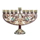 thumbnail image 5 of Portavelas de metal Candelabros Centro de mesa 9 Rama Menorá Candelabro para oración Velas votivas Chimenea Sala de estar Hotel Zulema Portavelas, 5 of 8