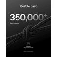 thumbnail image 4 of Belkin BoostCharge USB-C to USB-C Cable 240W 2.0 6.6ft/2M Braided Fast Charging Cable USB-C Power Cable Laptop & Phone Charger Black, 4 of 9